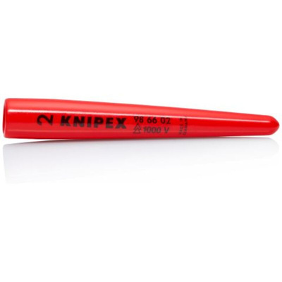 Knipex 80mm Red Cable Cover in Plastic, 10mm Inside dia.