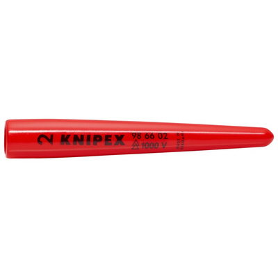 Knipex 80mm Red Cable Cover in Plastic, 10mm Inside dia.