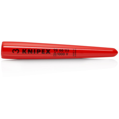 Knipex 80mm Red Cable Cover in Plastic, 10mm Inside dia.