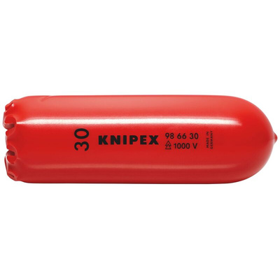 Knipex 100mm Red Cable Cover in Plastic, 30mm Inside dia.