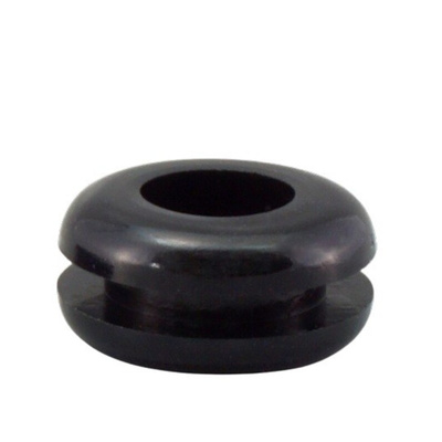 RS PRO Black PVC 6.2mm Cable Grommet for Maximum of 3mm Cable Dia.