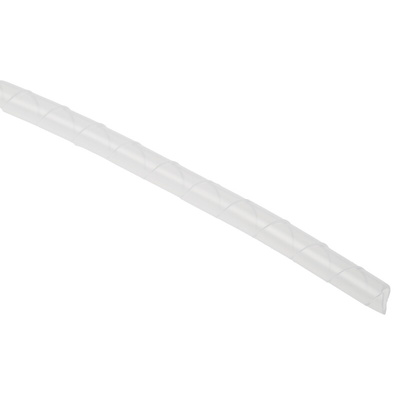 RS PRO Spiral Wrap, I.D 4mm, 25mm Polyethylene
