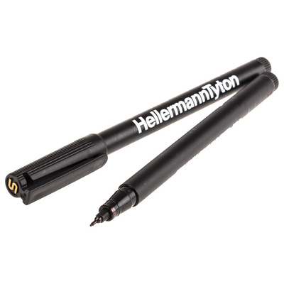 HellermannTyton Cable Marking Pen for Arrowtags, Helasign, IMP Plates and Identification Ties, Rite-On