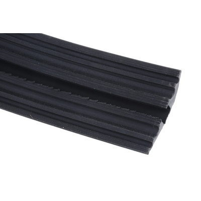 Vulcascot 3m Black Cable Cover, 14 x 8mm Inside dia.