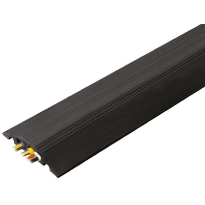 Vulcascot 3m Black Cable Cover, 25 x 10 & 15 x 10mm Inside dia.