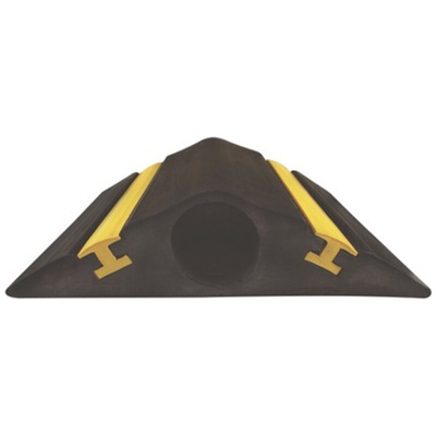 Vulcascot 127mm Black, Grey Cable Cover, 23mm Inside dia.