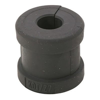 HARTING Black Thermoplastic Rubber 18mm Cable Grommet for 7 → 8mm Cable Dia.