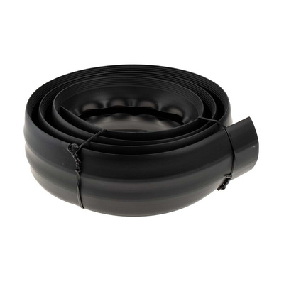 RS PRO 1.83m Black Cable Cover in PVC, 19mm Inside dia.