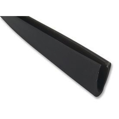 TE Connectivity Black Polyolefin Grommet Strip