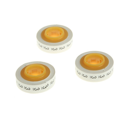 3M Adhesive Cable Markers, Pre-printed "3"