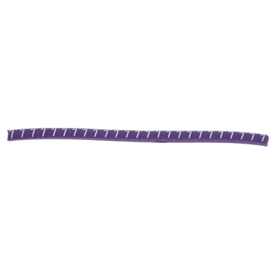 HellermannTyton Helagrip Slide On Cable Markers, White on Violet, Pre-printed "7", 1 → 3mm Cable