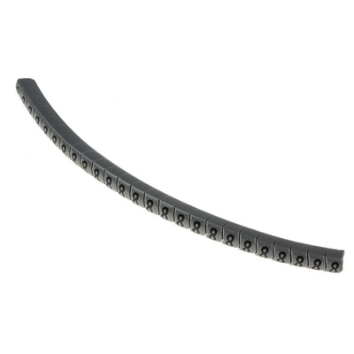 HellermannTyton Helagrip Slide On Cable Markers, Black on Grey, Pre-printed "8", 2 → 5mm Cable