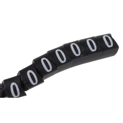 HellermannTyton Helagrip Slide On Cable Marker Kit, Black, Blue, Brown, Green, Grey, Orange, Red, Violet, White,