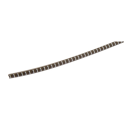 HellermannTyton Helagrip Slide On Cable Markers, White on Brown, Pre-printed "1", 2 → 5mm Cable