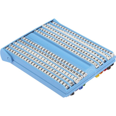 HellermannTyton Helagrip Slide On Cable Marker Kit, Black, Blue, Brown, Green, Grey, Orange, Red, Violet, White,