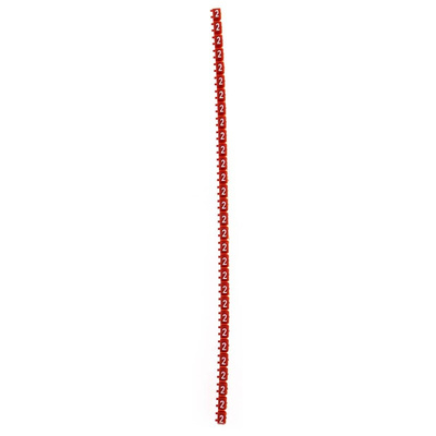 Legrand Clip On Cable Markers, Red, Pre-printed "2", 2.2 → 3mm Cable