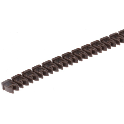 Legrand Clip On Cable Markers, Brown, Pre-printed "1", 2.8 → 3.8mm Cable