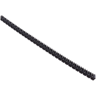 Legrand Clip On Cable Markers, Black, Pre-printed "0", 2.2 → 3mm Cable