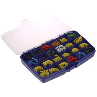 HellermannTyton HOPC Slide On Cable Marker Kit, Black, Blue, Brown, Green, Grey, Orange, Red, Violet, White, Yellow,