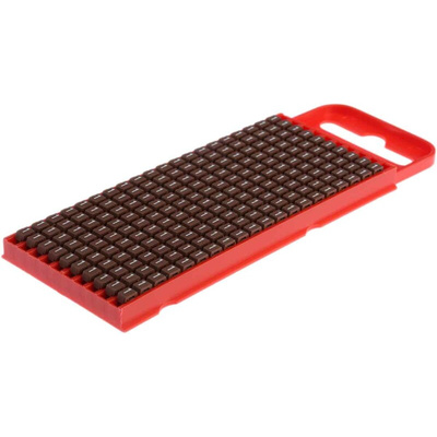 HellermannTyton WIC1 Snap On Cable Markers, Brown, Pre-printed "1", 2 → 2.8mm Cable