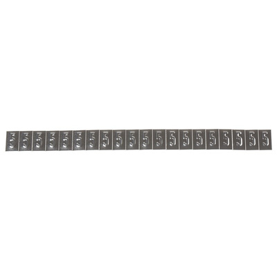 Lapp Fleximark Cable Tie Cable Marker Kit, Black, Pre-printed "0 → 9"