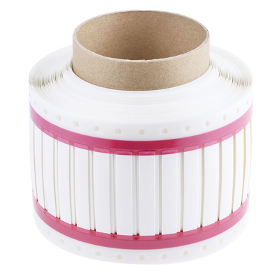 RS PRO Heat Shrink Cable Marker, White, 1.8 → 4.1mm Cable
