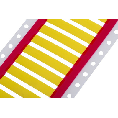 RS PRO Heat Shrink Cable Marker, Yellow, 1.8 → 4.1mm Cable