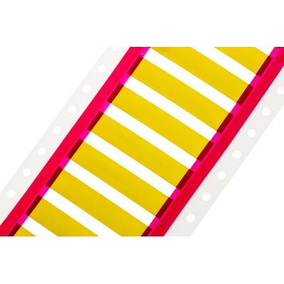 RS PRO Heat Shrink Cable Marker, Yellow, 2.3 → 5.5mm Cable