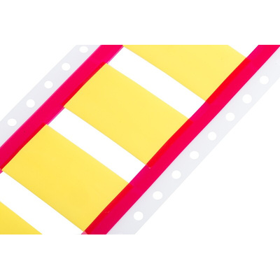 RS PRO Heat Shrink Cable Marker, Yellow, 7 → 16.3mm Cable