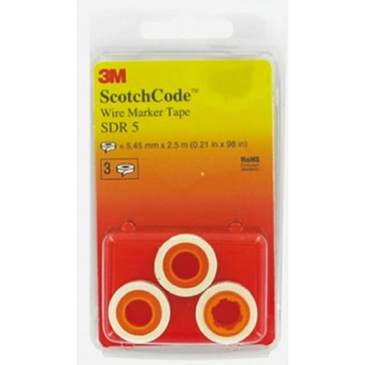 3M Adhesive Cable Markers, Pre-printed "7"