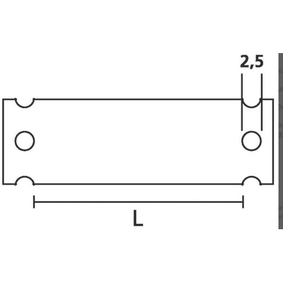 HellermannTyton Helafix Cable Tie Cable Markers, Transparent