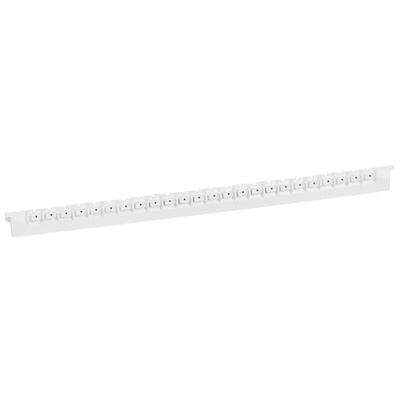 Legrand Clip On Cable Markers, Black on White, Pre-printed "."