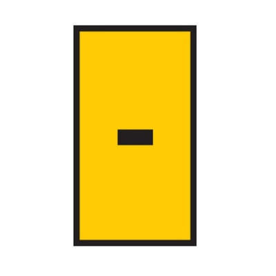 HellermannTyton WIC Snap On Clip On Cable Marker, Yellow, 2 → 2.8mm Cable