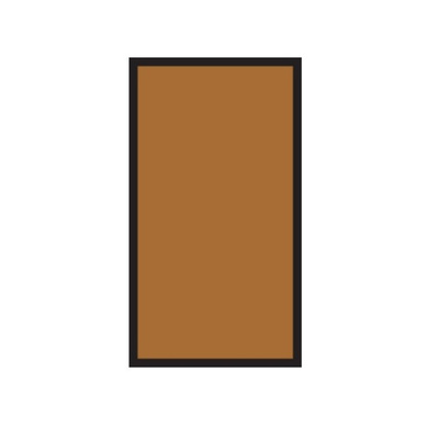 HellermannTyton WIC Snap On Clip On Cable Marker, Brown, Pre-printed "Brown", 2.8 → 3.8mm Cable