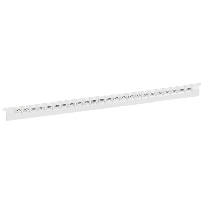 Legrand Cable Marker, Black on White, Pre-printed "6", 0.8 → 2.2mm Cable, for Closed-Ring Tracking System, Wiring
