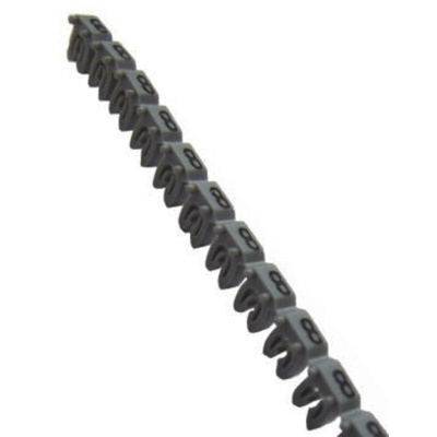 Legrand CAB 3 Clip On Cable Markers, Grey, Pre-printed "8", 0.8 → 2.2mm Cable