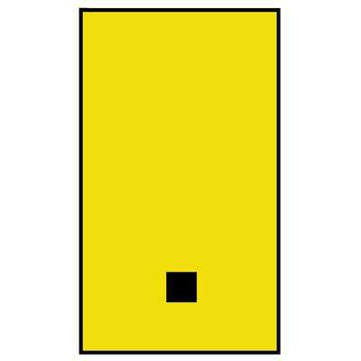 HellermannTyton Ovalgrip Slide On Cable Markers, Black on Yellow, Pre-printed ".", 1.7 → 3.6mm Cable
