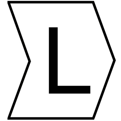 HellermannTyton HGDC Slide On Cable Markers, Black on White, Pre-printed "L", 1 → 3mm Cable