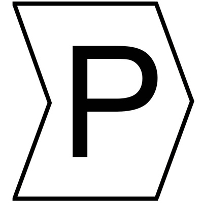 HellermannTyton HGDC Slide On Cable Markers, Black on White, Pre-printed "P", 1 → 3mm Cable