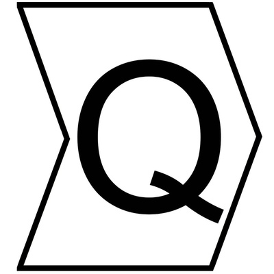 HellermannTyton HGDC Slide On Cable Markers, Black on White, Pre-printed "Q", 1 → 3mm Cable