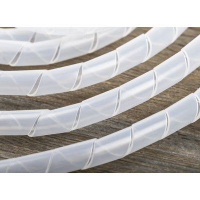 RS PRO Spiral Wrap, I.D 9mm, 32mm Polyethylene