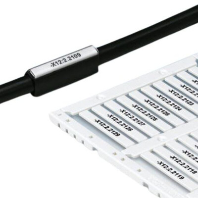 Phoenix Contact US-WMT Insert Cable Markers, White, 0.6 → 50mm Cable