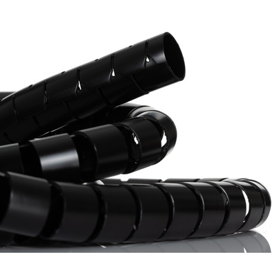 RS PRO Spiral Wrap, I.D 25mm, 27mm Polypropylene
