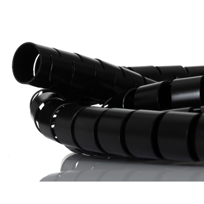 RS PRO Spiral Wrap, I.D 25mm, 27mm Polypropylene
