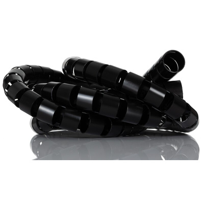 RS PRO Spiral Wrap, I.D 25mm, 27mm Polypropylene