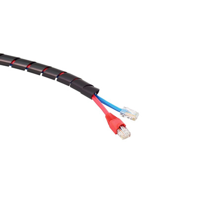 RS PRO Spiral Wrap, I.D 19mm Polyethylene