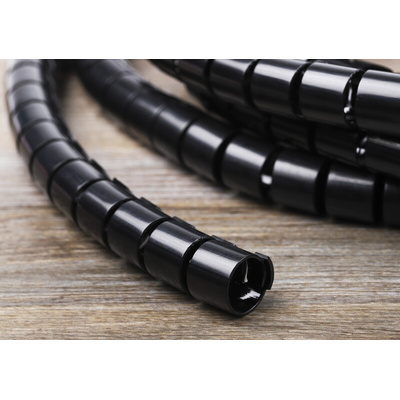 RS PRO Spiral Wrap, I.D 13.4mm, 16mm Nylon