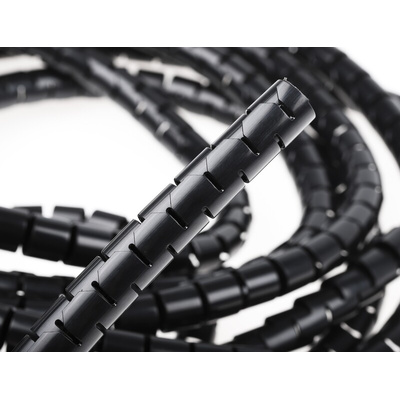 RS PRO Spiral Wrap, I.D 13.4mm, 16mm Nylon