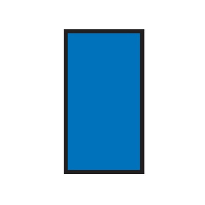 HellermannTyton WIC Snap On Clip On Cable Marker, Blue, Pre-printed "Blue", 2.8 → 3.8mm Cable