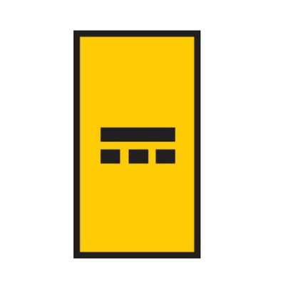 HellermannTyton WIC Snap On Clip On Cable Marker, Yellow, Pre-printed "DC", 2 → 2.8mm Cable